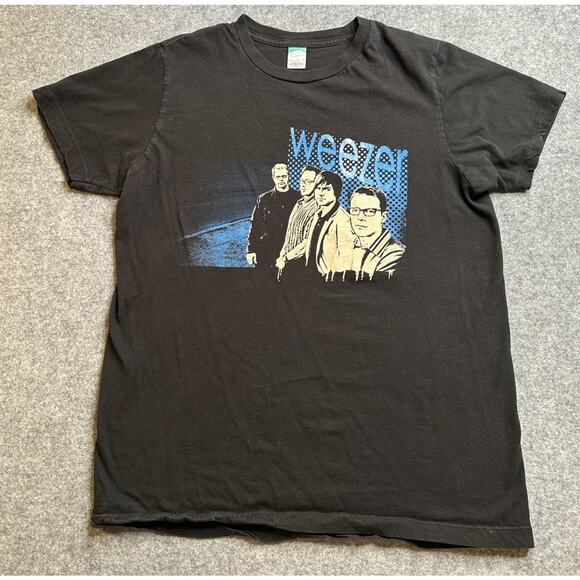 VTG Weezer 2005 Myspace Era Emo Scene Rock Concert Tour T-Shirt Size M